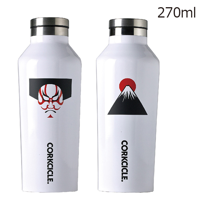 CORKCICLE 270ml ステンレス ボトル タンブラー 日本限定 和柄 KABUKI