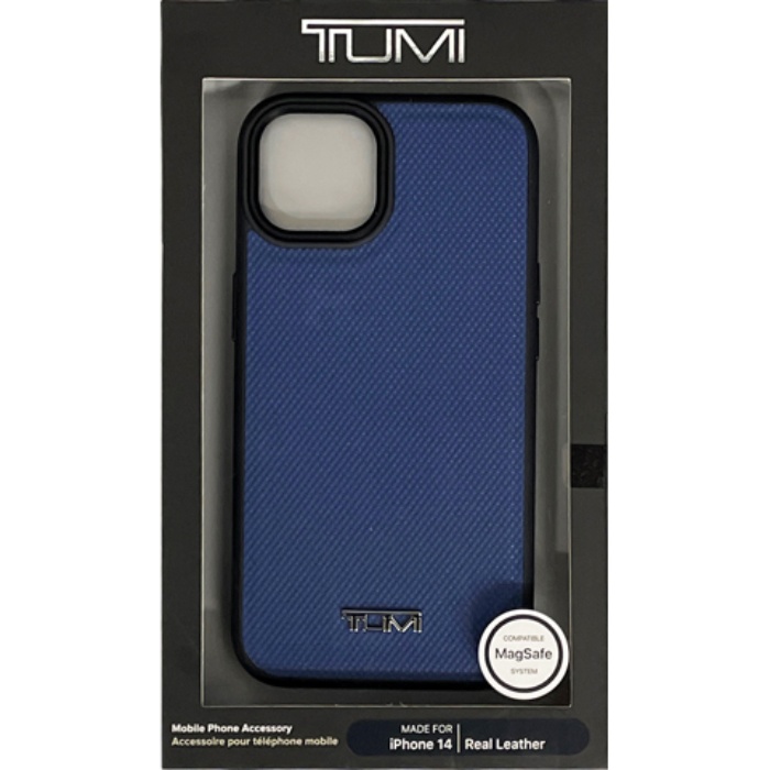 全品最安値に挑戦-TUMI iPhone14用 Magsafe対応 本革 背面ケ•ース