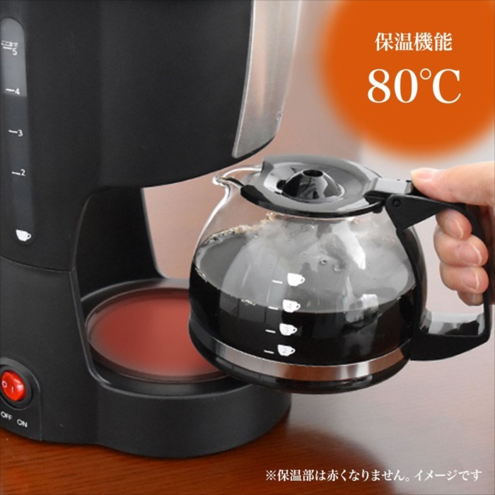 ドリテック コーヒーメーカー リラカフェ CM-100BK ブラック | tspea.org