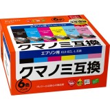 【代引不可】EPSON 互換インクカートリッジ KUI-6CL-L 6色パック プレジール PLE-EKUIL-6P