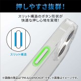 【代引不可】iPhone 14 Pro ケース カバー レザー 手帳型 マグネット フラップ 耐衝撃 衝撃吸収 ストラップホール付 スタンド機能付 NEUTZ ブルー エレコム PM-A22CPLFY2BU