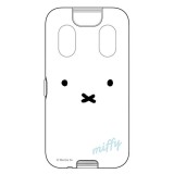 docomo キッズケータイ KY-41C 対応 ケース カバー ミッフィー  フェイス ソフトケース MIFFY キャラクター グルマンディーズ MF-395WH