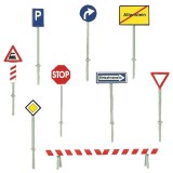 FALLER  (N) Set of Traffic Signs (交通標識セット) Nゲージ 鉄道模型 ジオラマ ストラクチャー トミーテック 272450