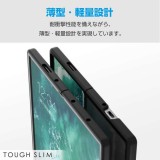 【即納】【代引不可】Galaxy Z Fold6(SC-55E)/ハイブリッドケース/TOUGH SLIM LITE/フレームカラー/背面クリア/ブラック エレコム PM-G245TSLFCBK