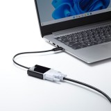 【即納】【代引不可】USB Type C-DVI 変換アダプタ 映像出力 PC パソコン 周辺機器 DisplayPort Altmode サンワサプライ AD-ALCDV