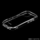 iPhone 16 Pro 耐傷・耐衝撃ハイブリッドケース 「ViAMO crystal」 ブルー LEPLUS NEXT LN-IP24VMCRBL