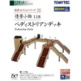 情景小物118 ペディストリアンデッキ 鉄道模型 電車ジオラマ用品 ジオコレ 情景コレクション Pデッキ トミーテック 260653