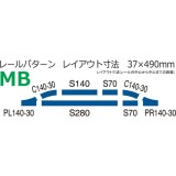 Nゲージ ミニレールセットポイントセット レールパターンMB 鉄道模型 線路 TOMIX TOMYTEC トミーテック 91082