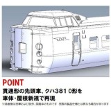 HOゲージ 鉄道模型 国鉄 381系特急電車 クハ381-0 基本セット トミーテック HO-9083