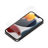 iPhone 13/13 Pro 6.1インチ 液晶保護ガラス 抗ウイルス 抗菌 スーパークリア 高光沢 硬度10H 飛散防止 ラウンドエッジ 貼り付けキット付属 PGA PG-21KGLK01CL