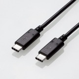 【即納】【代引不可】USB2.0ケーブル/C-Cタイプ/認証品/PD対応/5A出力/1.5m/ブラック エレコム U2C-CC5P15NBK