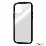 iPhone 12/iPhone 12 Pro 耐衝撃 ハイブリッドケース Puffull 硬度2H 薄い 軽い マイクロドット加工 レイアウト RT-P27CC14