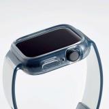 【代引不可】Apple Watch Series 7 41mm ソフトバンパー バンド一体型 クリアバンドケース カジュアル おしゃれ エレコム AW-21BBBU