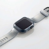 【代引不可】Apple Watch Series 7 41mm ソフトバンパー バンド一体型 クリアバンドケース カジュアル おしゃれ エレコム AW-21BBBU