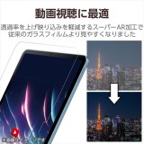 【代引不可】iPad 10.9インチ 第10世代 用 ガラスフィルム 超高透明 光反射軽減 ガイドフレーム付 強化ガラス 表面硬度10H 指紋防止 飛散防止 気泡防止 エレコム TB-A23RFLGAR