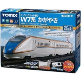 【沖縄・離島配送不可】Nゲージ ベーシックセットSD W7系 かがやき 鉄道模型 電車 入門セット TOMIX トミーテック 90168