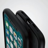 【代引不可】iPhone 11 6.1inch ケース カバー TOUGH SLIM LITE フレームカラー 高硬度8H 衝撃に強い シンプル おしゃれ エレコム PM-A19CTSLFC