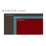 【北海道・沖縄・離島配送不可】【代引不可】玄関マット 約50×80cm トルコ製 ウィルトン織り ギャッベ柄 ポリプロピレン へたりにくい 耐久性 ふかふか ボリューム感 抗菌 防臭 消臭 インテリア 室内 玄関 フォリア レッド IKEHIKO 2042539