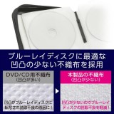 ＢＤ ＤＶＤ ＣＤケース ブックタイプ セミハードタイプ 96枚収納  OHM OA-RBRC96-K