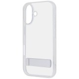 iPhone 16 Like standard スタンド付き 衝撃吸収 バンパー ハイブリッドケース / クリア レイアウト RT-P46STA1/CM