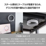 【即納】【代引不可】USB-C ケーブル ( Type C to C ) 2m PD 60W 断線しにくい ナイロンメッシュ マグネット内蔵 きれいにまとまる データ転送 充電ケーブル ホワイト エレコム MPA-CCMG20WH