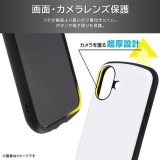 iPhone 16 Like standard ProCa 耐衝撃 バンパー 超厚ハイブリッドケース / ブラック レイアウト RT-P46AC3/B