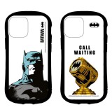 iPhone12 iPhone12Pro 対応 6.1インチ ケース カバー BATMAN バットマン ハイブリッドクリアケース ハイブリッドケース グルマンディーズ BTM-91