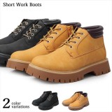 【北海道・沖縄・離島配送不可】メンズ ショートワークブーツ SHORT WORK BOOTS メンズサイズ ワークブーツ glabella glbb-313