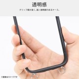 iPhone 16 Like standard Puffull 耐衝撃 バンパー ストラップ金具付き ハイブリッドケース / カーキ レイアウト RT-P46CMD1/OV