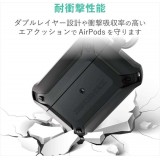 【代引不可】AirPods 2019年モデル ケース カバー ZEROSHOCKケース 有線・ワイヤレス充電両対応 エレコム AVA-AP2ZERO