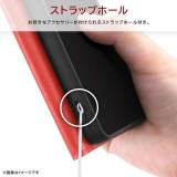 iPhone 16 Like standard 耐衝撃 マグネットベルト シンプル 手帳型レザーケース / シャイニーピンク レイアウト RT-P46ELC1/P