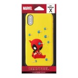 iPhone X iPhone Xs 用 ケース カバー ソフト マーベル MARVEL シリコンケース DEADPOOL デッドプール ２カラー（ブラック・イエロー） PGA PG-DCS42*DEP