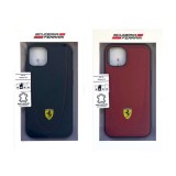 FERRARI 公式ライセンス iPhone13 6.1インチ 2眼モデル 牛革 背面ケース バックカバー かっこいい エアージェイ FEHCP13MRGO