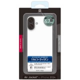 iPhone 16 Plus Air Jacket for iPhone 16 Plus Clear エアージャケット パワーサポート PLLM-71