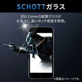 【代引不可】iPhone 14 Plus / 13 Pro Max ガラスフィルム 高透明 ブルーライトカット 強化ガラス 極薄 0.15mm 表面硬度10H 超感度 指紋防止 飛散防止 エアーレス SAMURAI エレコム PM-A22BFLGSBL