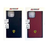 FERRARI 公式ライセンス iPhone13 Pro Max 6.7インチ 牛革 背面ケース バックカバー かっこいい エアージェイ FEHCP13XRGO