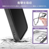 iPhone 16 Plus Like standard 精密設計 カメラ保護 衝撃吸収 バンパー メタリック TPUソフトケース / クリア レイアウト RT-P48PFC2/CM