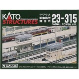 Nゲージ 駅事務所 信号所 イージーキット 鉄道模型 ストラクチャー 駅舎 プラットホーム カトー KATO 23-315