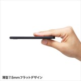 【即納】【代引不可】スマートフォン/タブレット 折り畳みスタンド 軽量 薄型 7.5mm 持ち運び 便利 ブラック サンワサプライ PDA-STN33BK