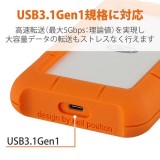 【即納】【代引不可】Rugged SECURE 2TB 耐衝撃 HDD ハードディスク 大容量 データ 保存 保管 ラシー STFR2000403