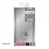 iPhone 12/iPhone 12 Pro Miffy ハイブリッドケース Charaful 硬度2H 傷に強い 耐衝撃 マイクロドット加工 ミッフィー レイアウト RT-BP27UC/MFM