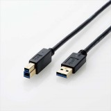 【代引不可】USB3.0ケーブル 0.5m 最大6チャンネル同時録画対応 USB3.0正規認証品 EU RoHS指令準拠 ブラック エレコム DH-AB3N05BK