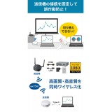 【即納】【代引不可】ワイヤレス HDMIエクステンダー USB3.1 Type-C 接続用 フルHD対応 送信機増設64台 伝送距離15m HDCP対応 送信機のみ 追加・増設用 サンワサプライ VGA-EXWHD6CTX