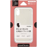 iPhoneX 用 ＴＰＵソフトケース クリアブラック PGA PG-17XTP02BK