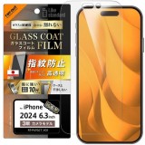 iPhone 16  Pro Like standard ガラスコートフィルム 光沢 衝撃吸収 平面保護 硬度10H 指紋防止 レイアウト RT-P47FT/T12