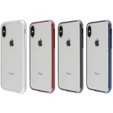 iPhone XS ケース カバー ハイブリッド Air Jacket Shockproof for iPhone XS ４カラー（ホワイト・レッド・ブラック・ネイビー） パワーサポート PUY-4*