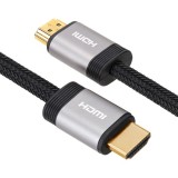 PREMIUM HDMI メッシュケーブル 5.0m ブラック プレミアムハイスピード HDR 対応 BT.2020 対応 イーサネット対応 フルHD対応 4K2K対応 PGA PG-HDME50M