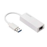 【即納】【代引不可】有線LANアダプター USB A LANポート ×1ポート 1000/100/10Mbps USB3.2(Gen1)  LAN変換アダプター ホワイト エレコム EDC-GUA3V2-W