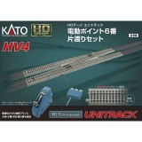 HOゲージ ユニトラック電動ポイント 6番 片渡セット HV-4 鉄道模型 レール カトー KATO 3-114