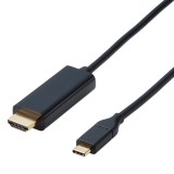 【代引不可】USB Type-C-HDMI 変換 ケーブル ( USB-C プラグ to HDMIプラグ ) 1m 4K 60Hz 【 タイプC ポート搭載機器各種対応 】 ブラック エレコム CAC-CHDMI10BK2